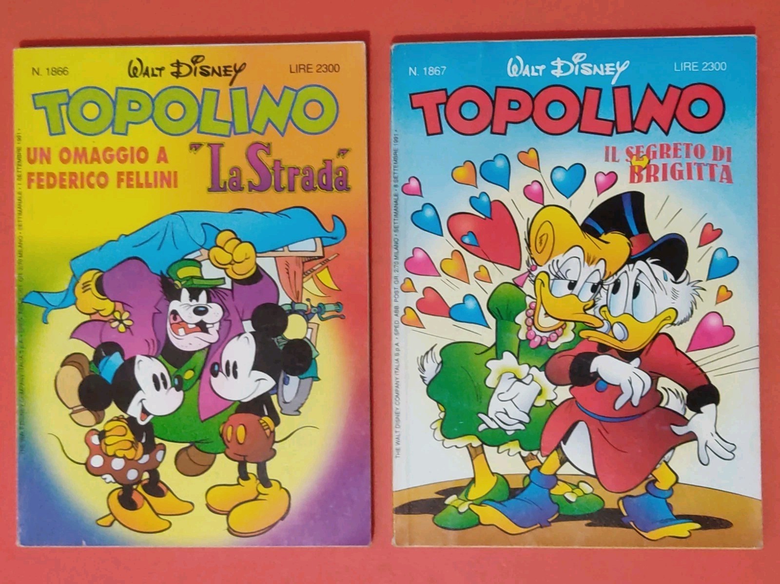 Topolino n.1866-1867 Disney 1991