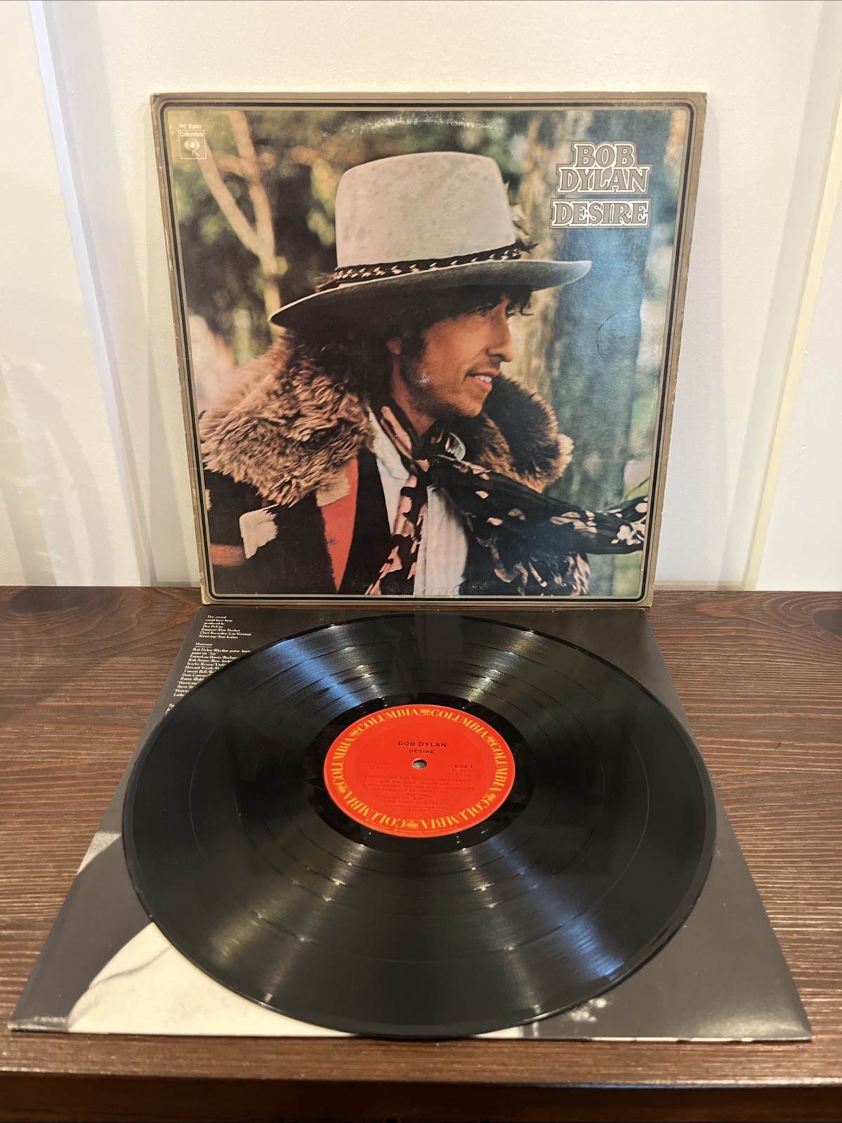 Bob Dylan LP, Desire, Columbia 33893, ORIGINAL 1975, VG+