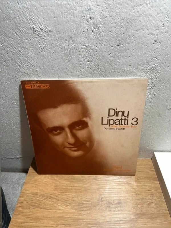 Dinu Lipatti 3 Vinyl LP – Bach & Scarlatti Klavierwerke