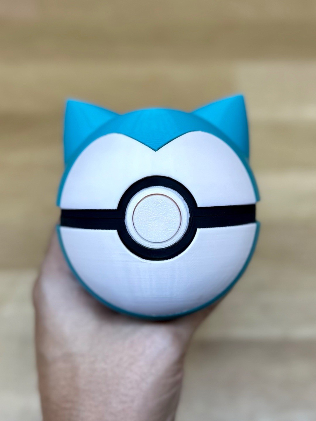 Snorlax Ball - Pokémon - Pokeball Funzionale - Stampato in 3D - Snorlax non incluso
