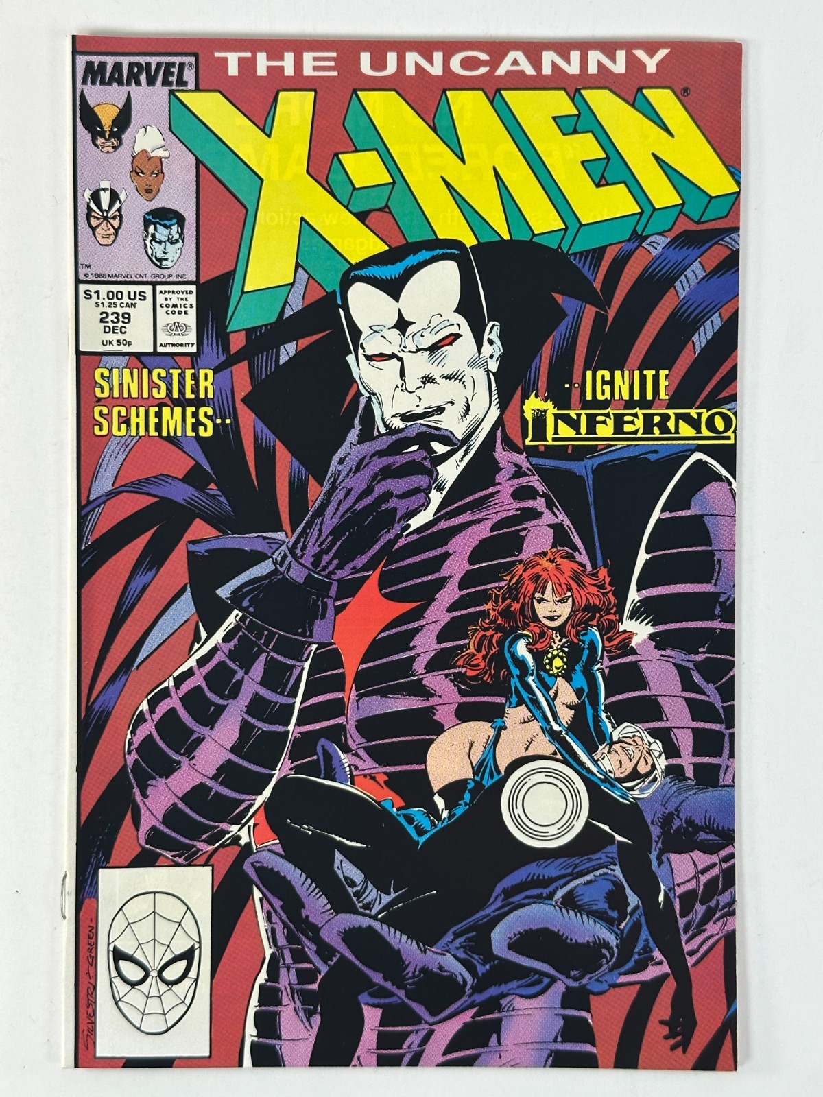 Uncanny X-Men #239 Inferno Mister Sinister Marvel 1988 fumetto