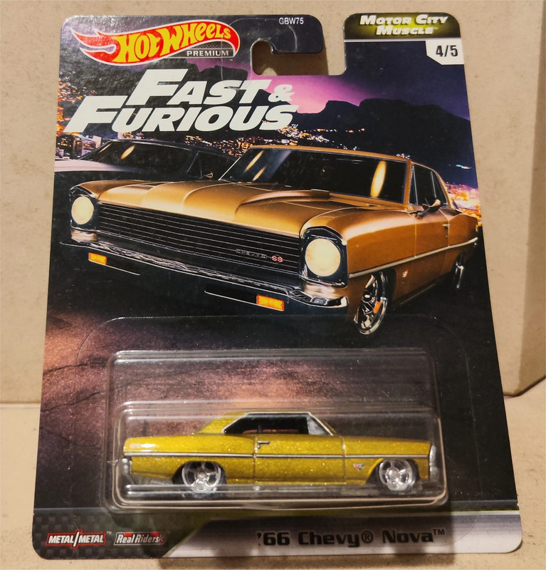 Hot Wheels - 66 Chevy Nova - Fast & Furious - Motor City Muscle (2020)