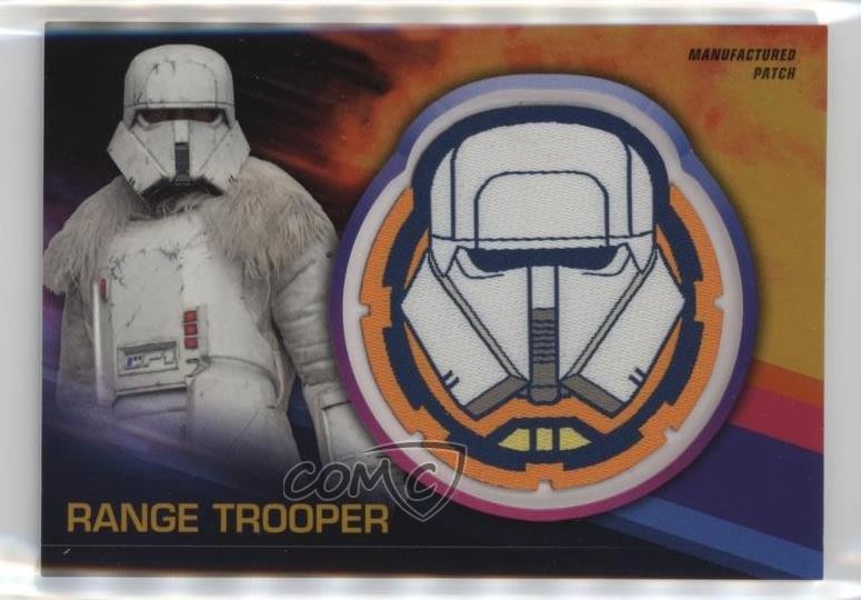 2018 Topps Star Wars: Solo Manufactured Gold 8/10 Range Trooper #MP-FR Patch 4aw