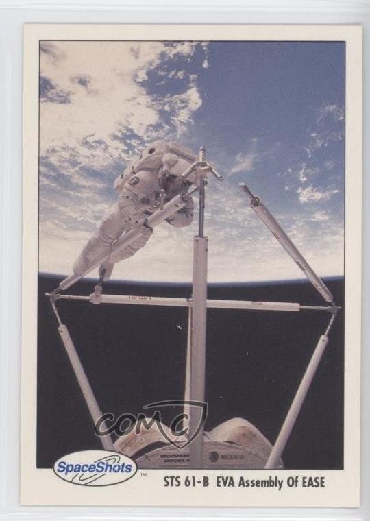1990 Space Shots Serie 1 STS 61-B EVA Assemblaggio di EASE #0048 1l2