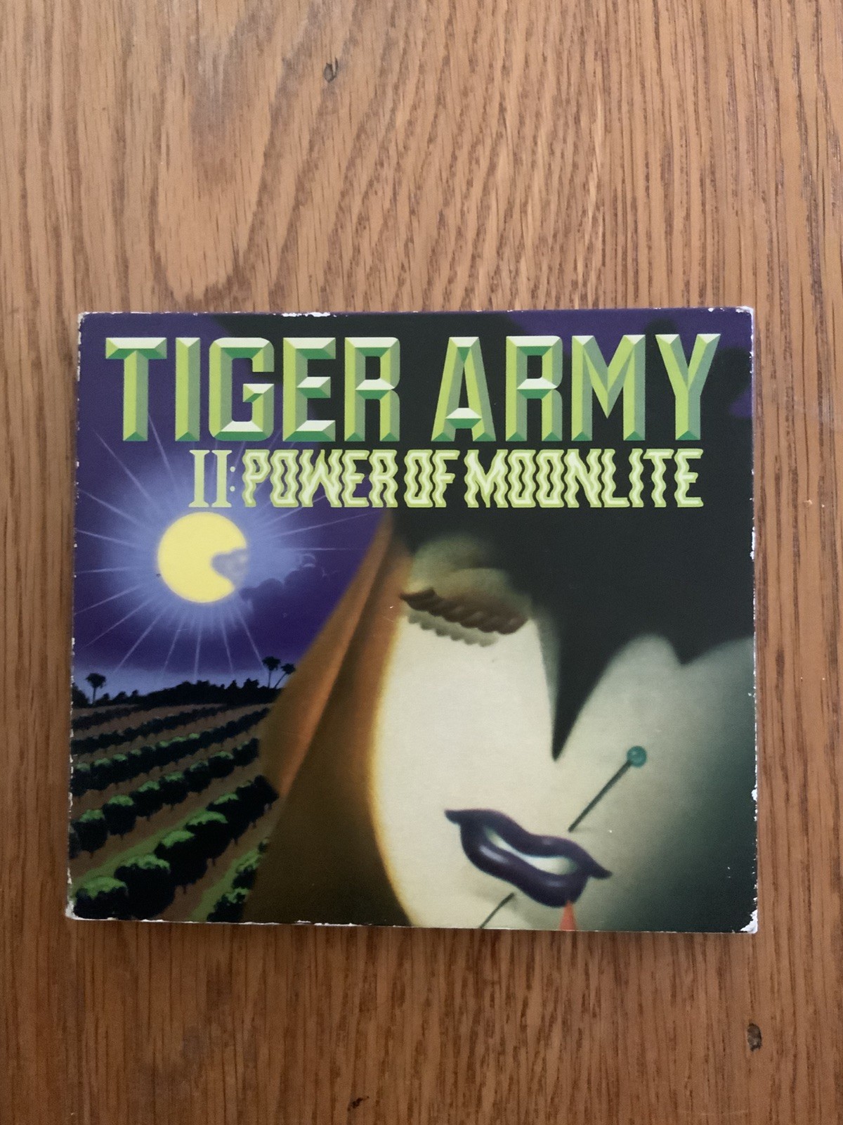 Tiger Army II: Power of Moonlight 2001 Hellcat CD Punk Psychobilly 