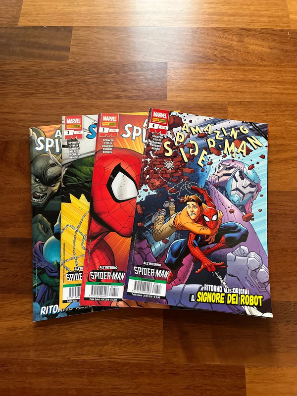 Amazing Spiderman n.1 #710 n.2 #711 n.3 #712 n.4 #713