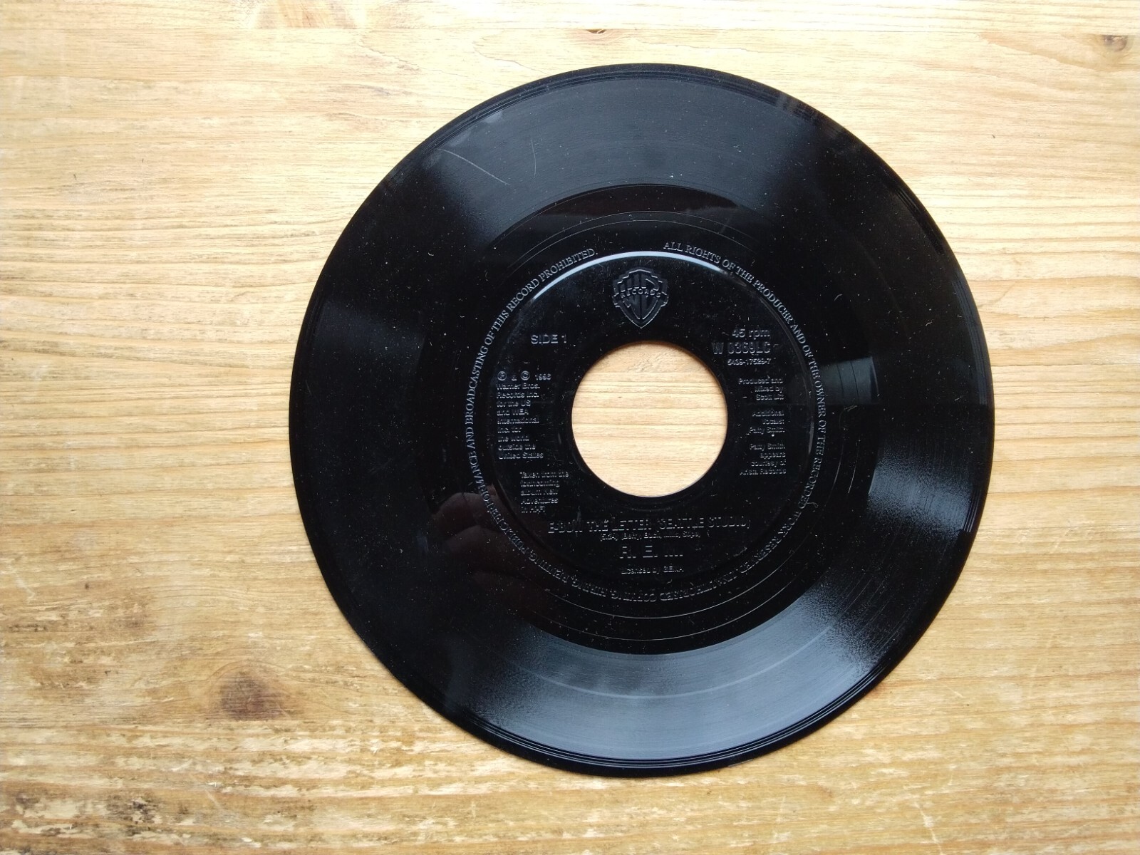 REM E-Bow The Letter /Tricyle VG 1996 7" Jukebox Single Vinyl Record W0369LC (1)