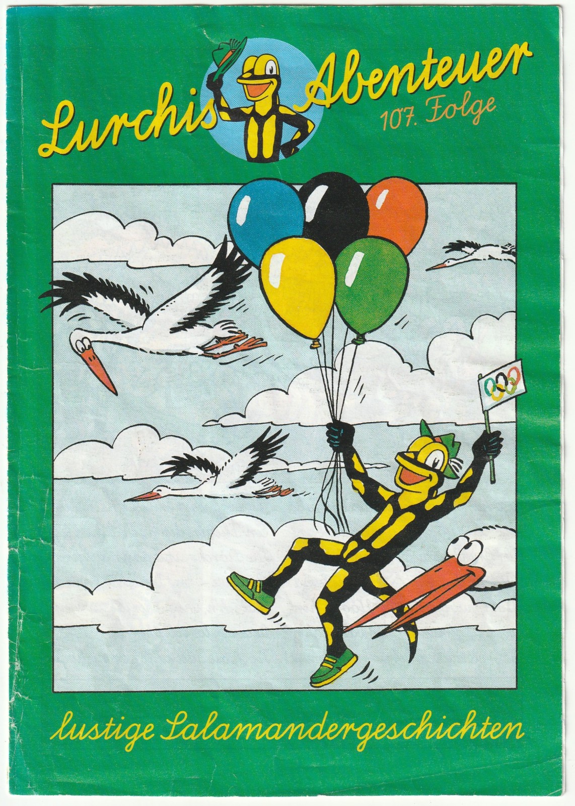 ✪ LAVVENTURA DI LURCHIS: DIVERTENTI STORIE DI SALAMANDRA #107, FUMETTO PUBBLICITARIO Z2