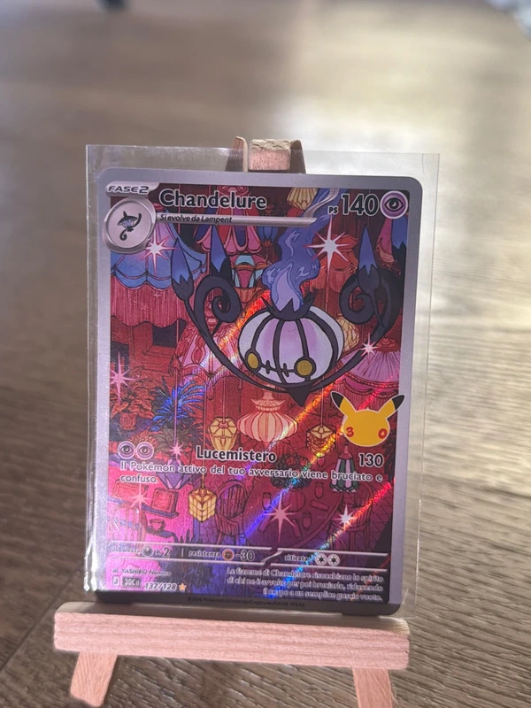 Chandelure 137/128 pokemon 30th anniversario