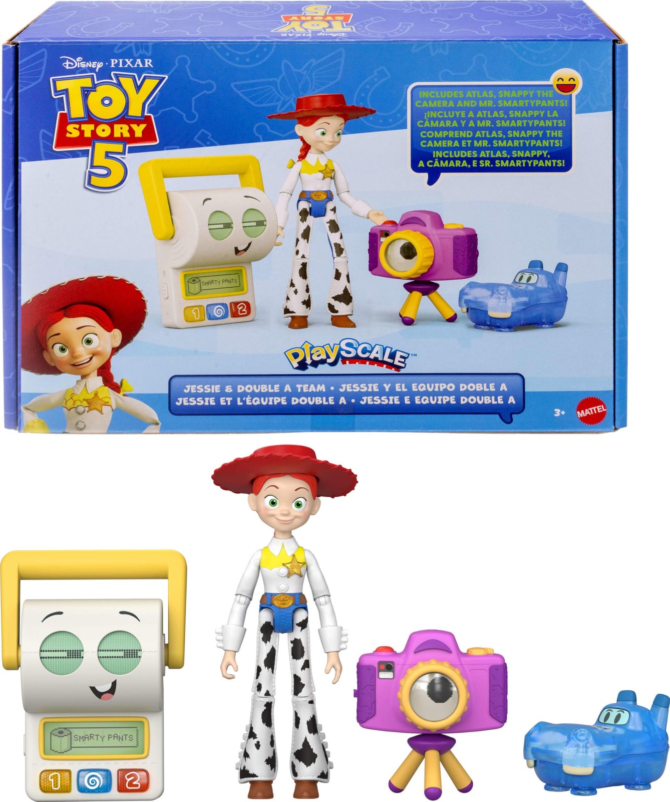 ​Mattel Disney e Pixar Toy Story 5 Jessie e Personaggi 7 Pollici, Multicolore