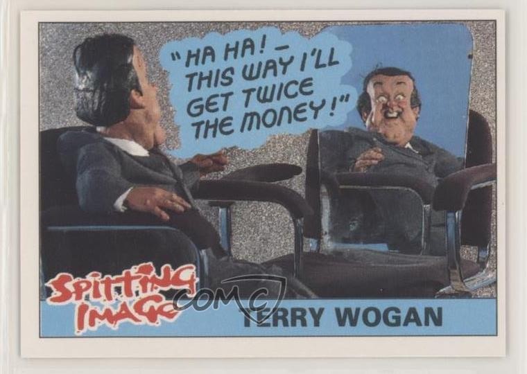 1990 Topps Spitting Image Terry Wogan #16 0w6