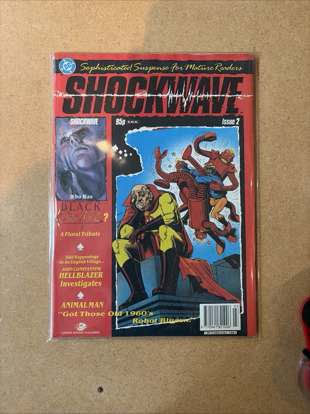 SHOCKWAVE Issue 2 UK Comic - 1991 DC Comics