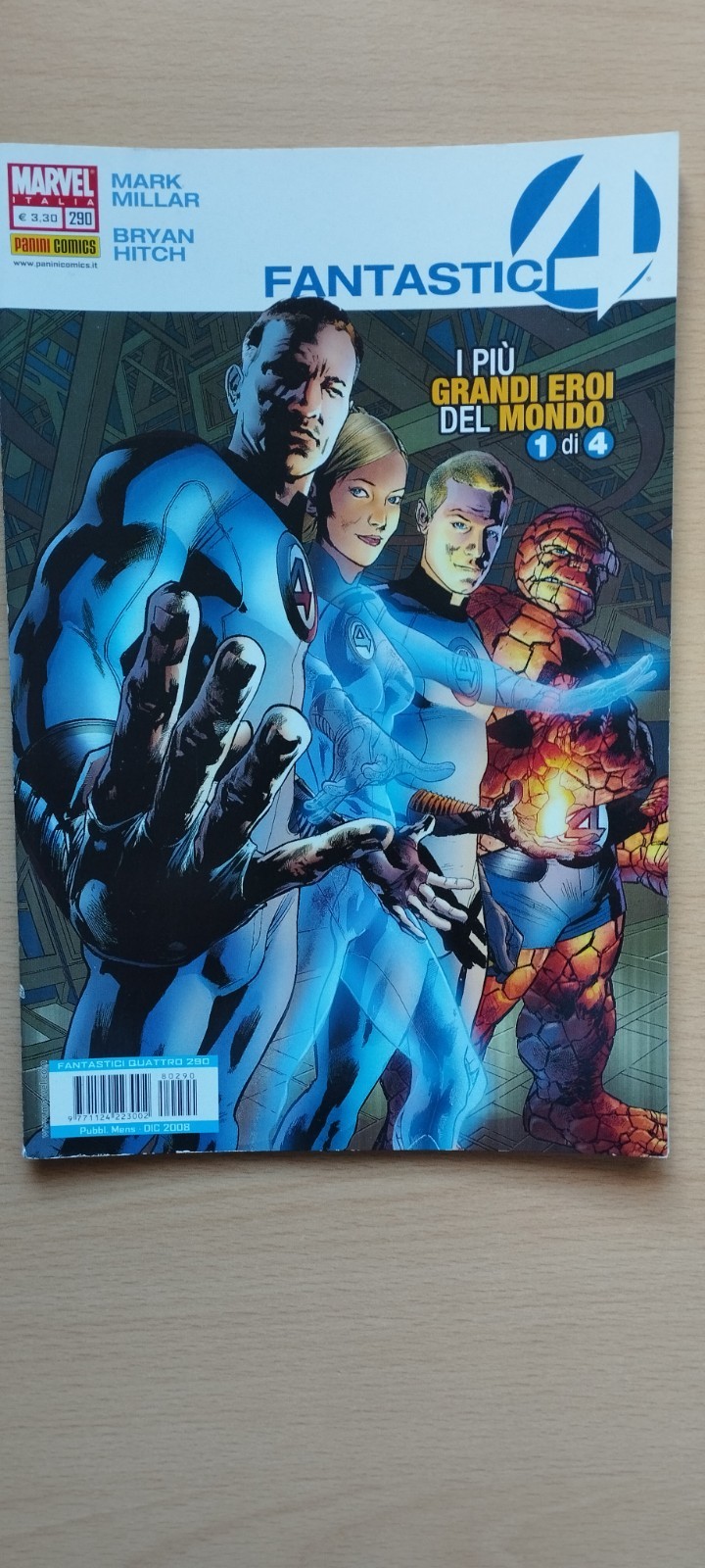 FANTASTICI 4 #290, MARVEL COMICS, PANINI COMICS, 2008