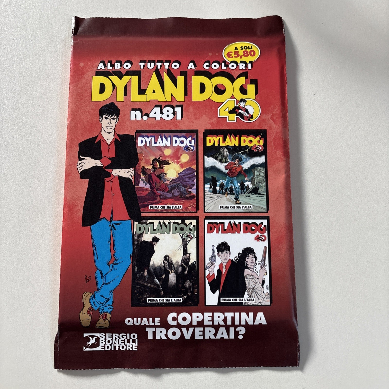 DYLAN DOG N 481 - BUSTA SIGILLATA MAI APERTA