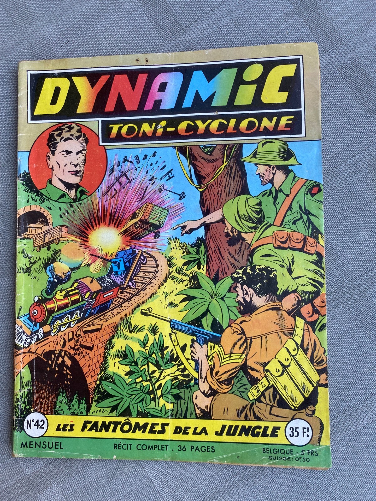 Dynamic Toni-Ciclone°42 Fantasmi Della Giungla Avril 1956 IN Corretti