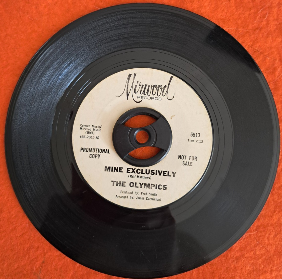 Northern soul The Olympics Mine exclusively  PROMO VG++