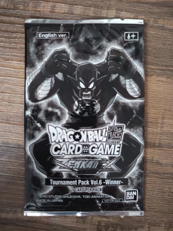 Tournament Pack Vol.6 Winner – Scellé - Dragon ball