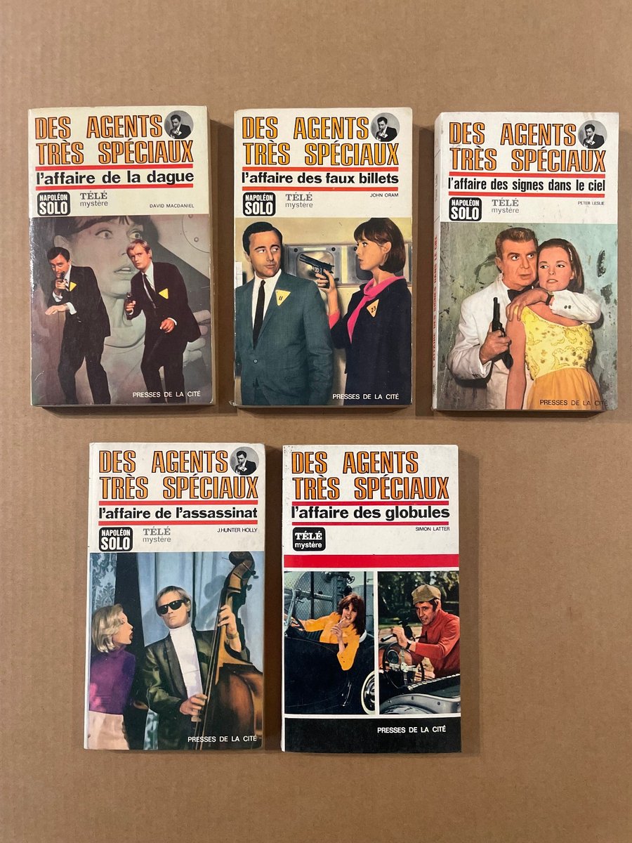 Des Agents très Spéciaux : Lot de 5 romans des Presses de la Cité (1967/68) TBE