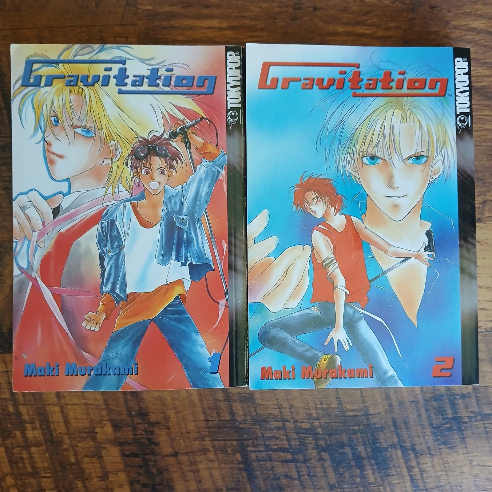 Gravitation Vol 1 & 2 Manga Inglese Fumetto Giapponese Maki Murakami