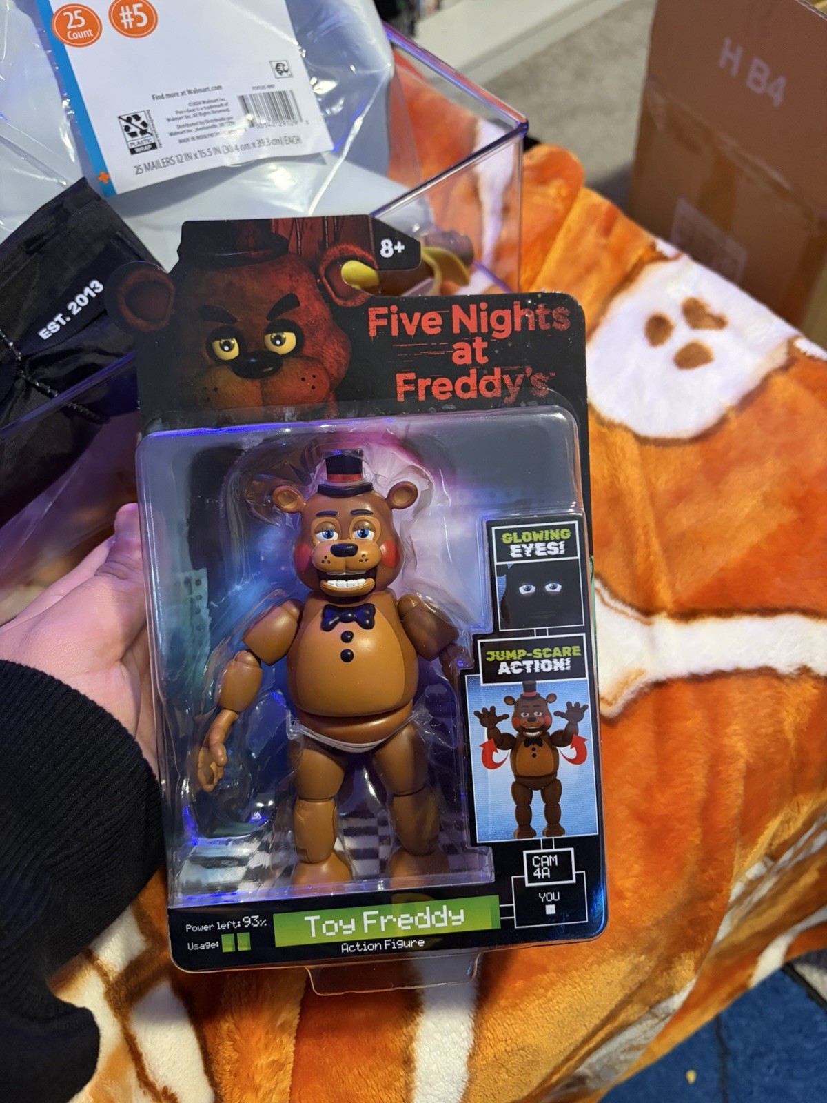 Nuovissimo giocattolo Five Nights at Freddy's Jazwares Freddy action figure jump spaven