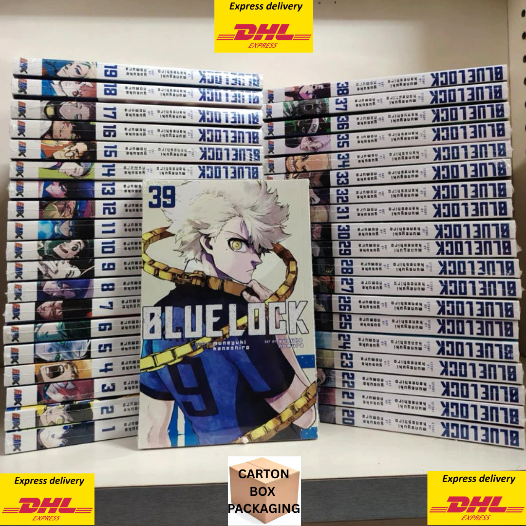 Blue Lock English Comic Manga Full Vol 1-39 Bluelock Yusuke Nomura + DHL Express