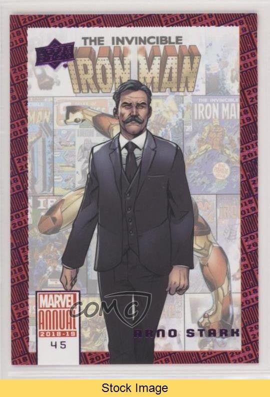 Upper Deck Marvel 2018-19 Annuale Viola Arno Stark #45 LEGGI o1h