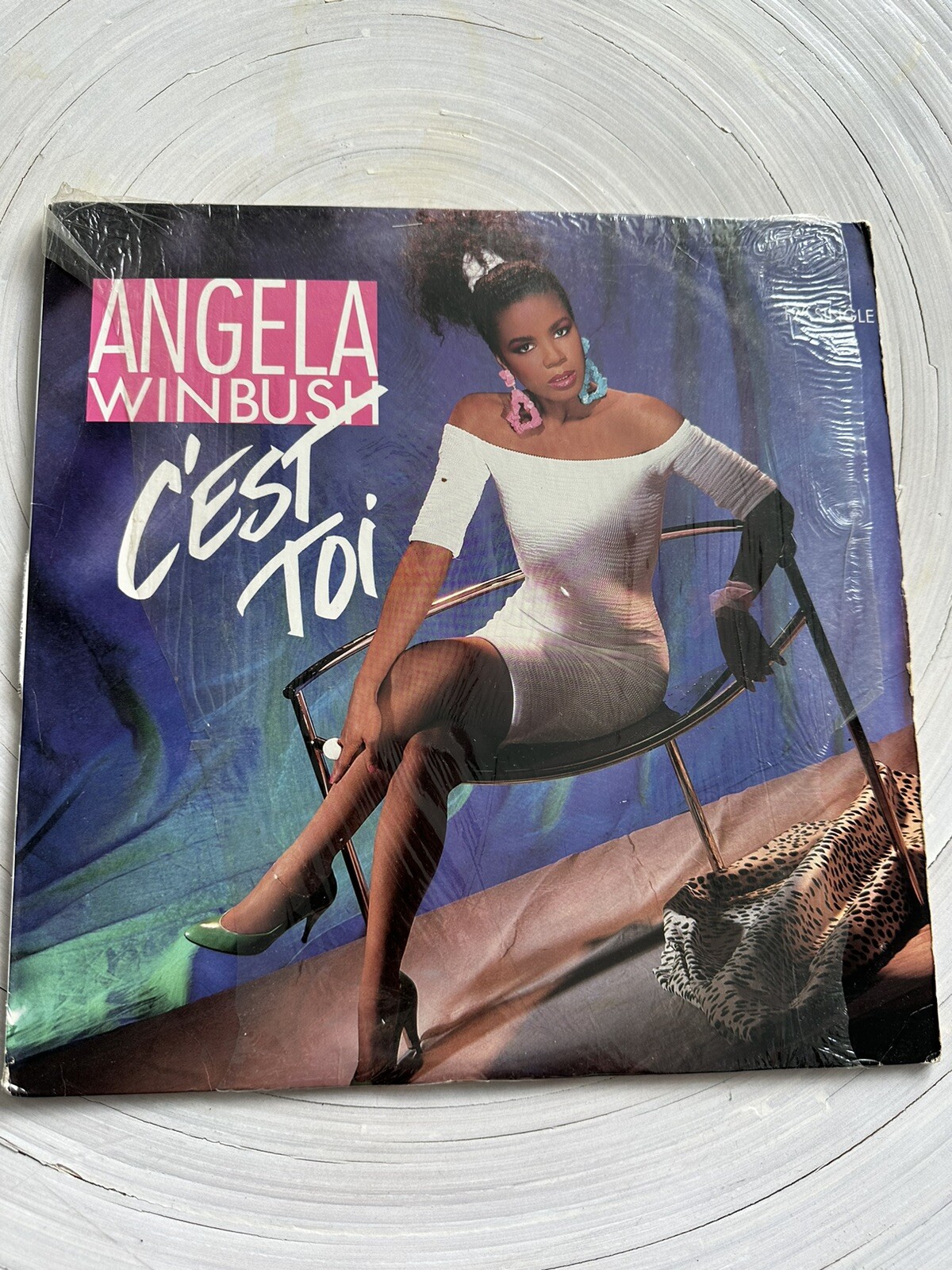 Angela Winbush C'est Toi Used Vinyl Record 870 305-1 33 1/3  1987 12" Single