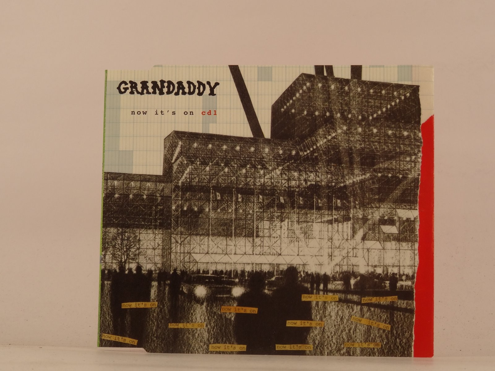 GRANDADDY NOW IT'S ON (CD 1) (L38) 3 Track CD Single plus Picture Sleeve V2 RECO