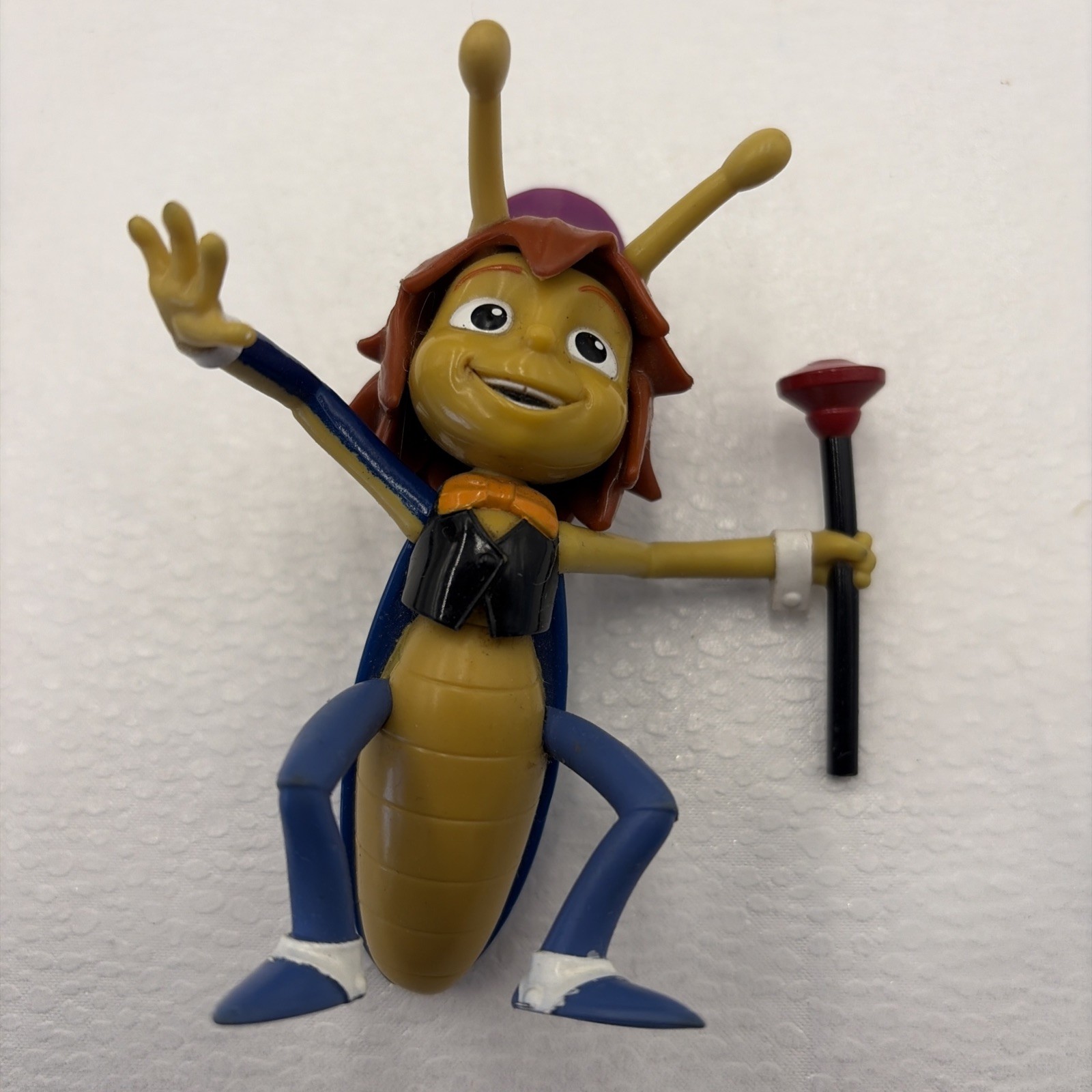 Beat Bugs Jasper il Grillo Action Figure Serie Netflix Giocattolo Viola Top Hat