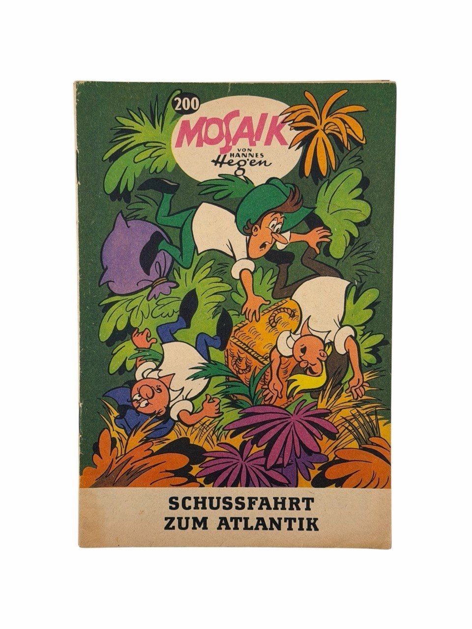 Mosaico di Hannes Hegen n. 200 giro a tiro al fumetto Atlantik DDR