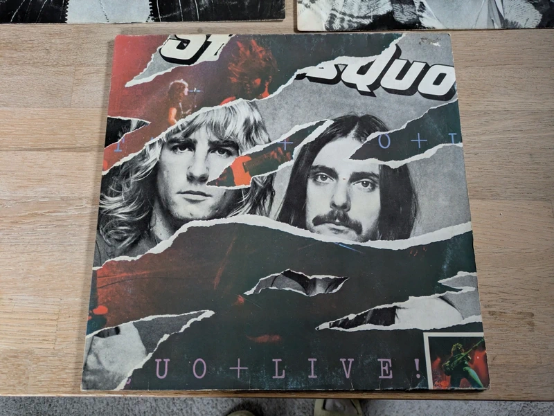 Status Quo - Uo + Live  Doppel LP Vinyl