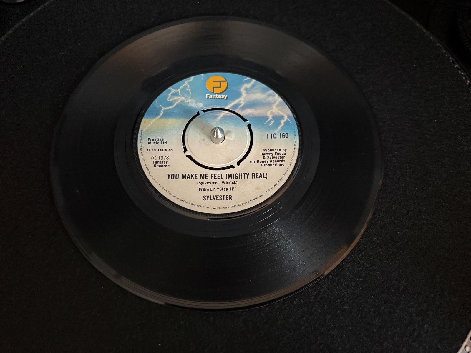 Sylvester You Make Me Feel Mighty Real UK 1978 Fantasy Records 7" Vinyl VG+