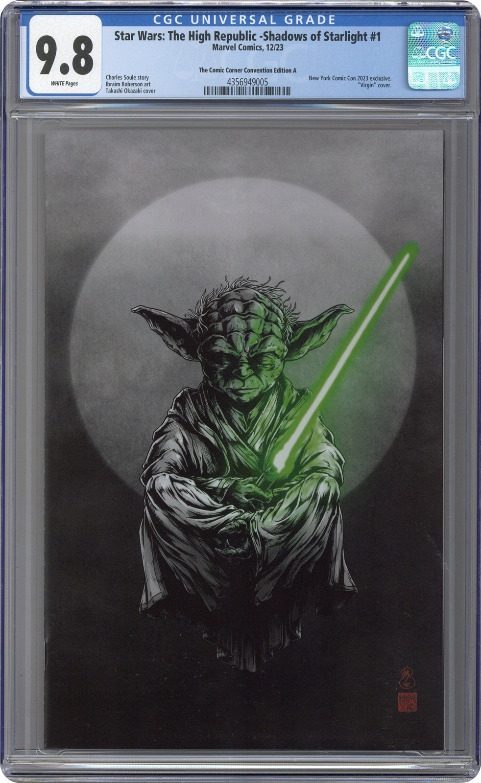 Star Wars l'Alta Repubblica Ombre di Starlight 1CORNER.B CGC 9.8 2023