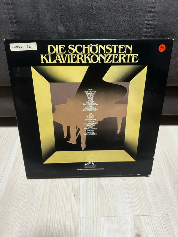 Die schönsten Klavierkonzerte Mozart, Beethoven, Brahms etc.