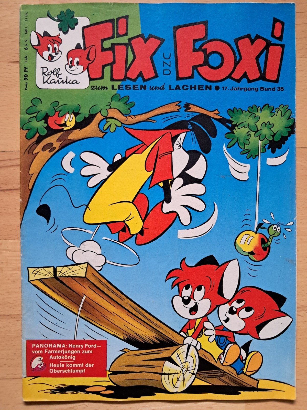 Rolf Kauka's Fix + Foxi 17° anno n.35 del 1969 con panorama - Z1-2