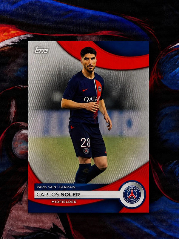 Topps PSG Team Set 2023/24 Carlos Soler