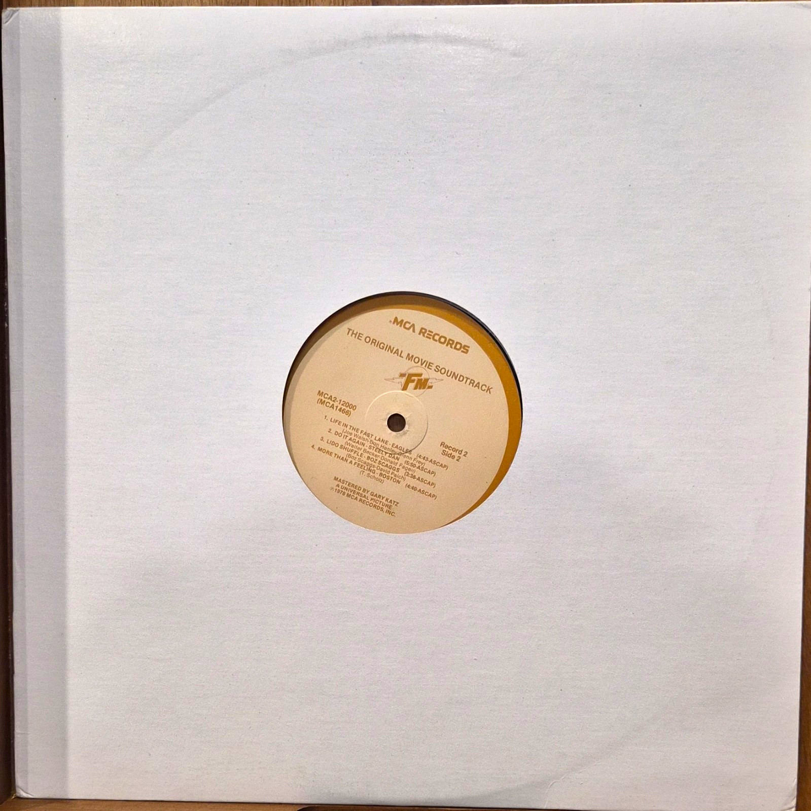 Steely Dan "FM (The Original Movie Soundtrack)" 1978 2ND RECORD ONYL MCA2-12000