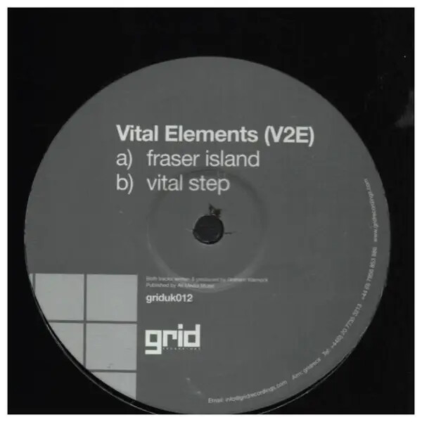 Vital Elements Fraser Island / Vital Step Vinile Singolo 12" Grid Recordings