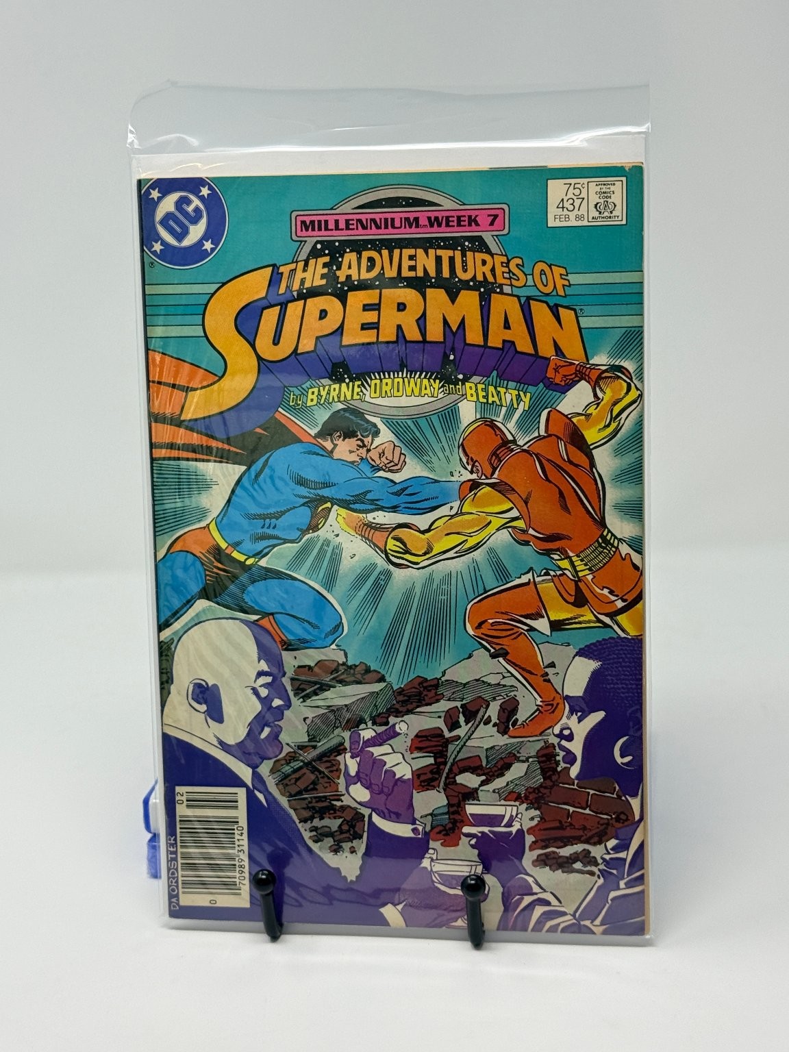 Adventures of Superman 437 Byrne Ordway Beatty DC Comics 1988 Millennium Week 7