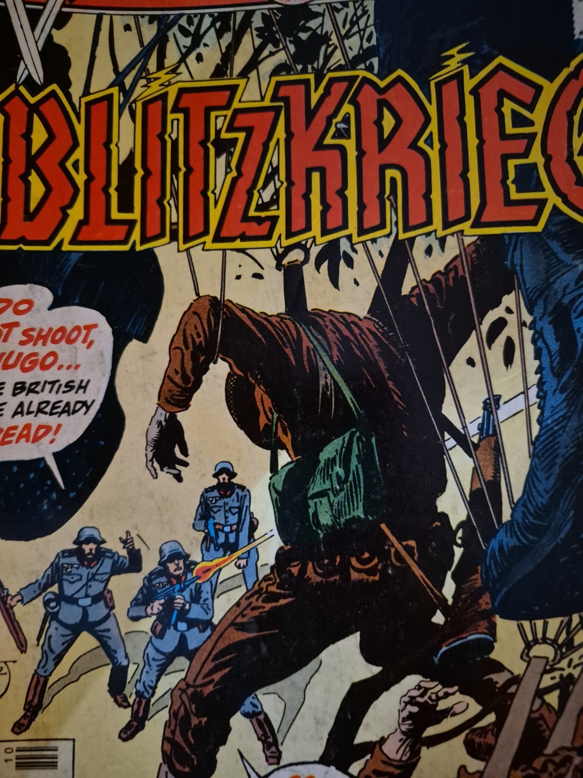 Blitzkrieg #5 1976 DC Comics The Raid! Final Issue Joe Kubert Cover Bronze Age