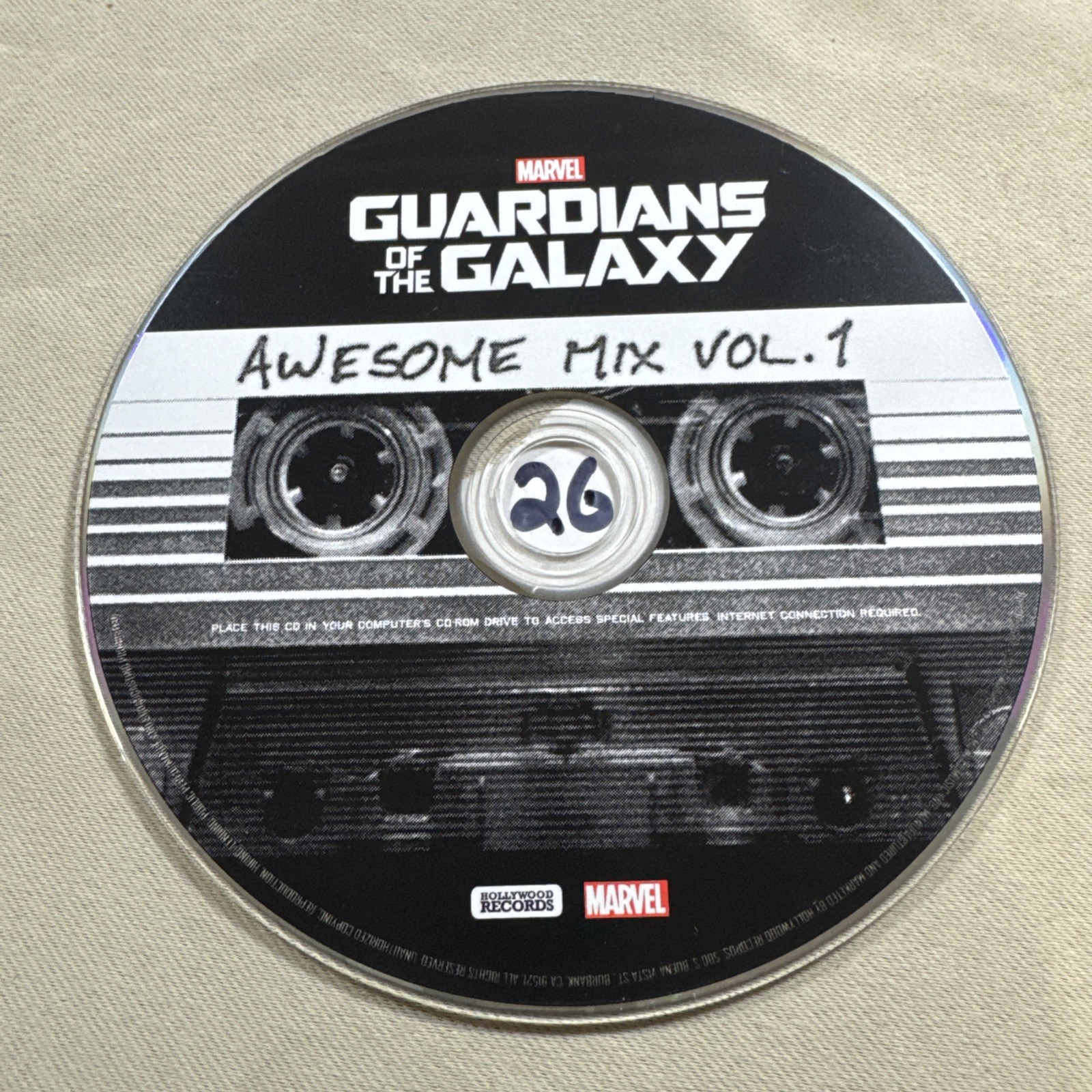 Marvel Guardians Of The Galaxy Awesome Mix Vol 1 CD