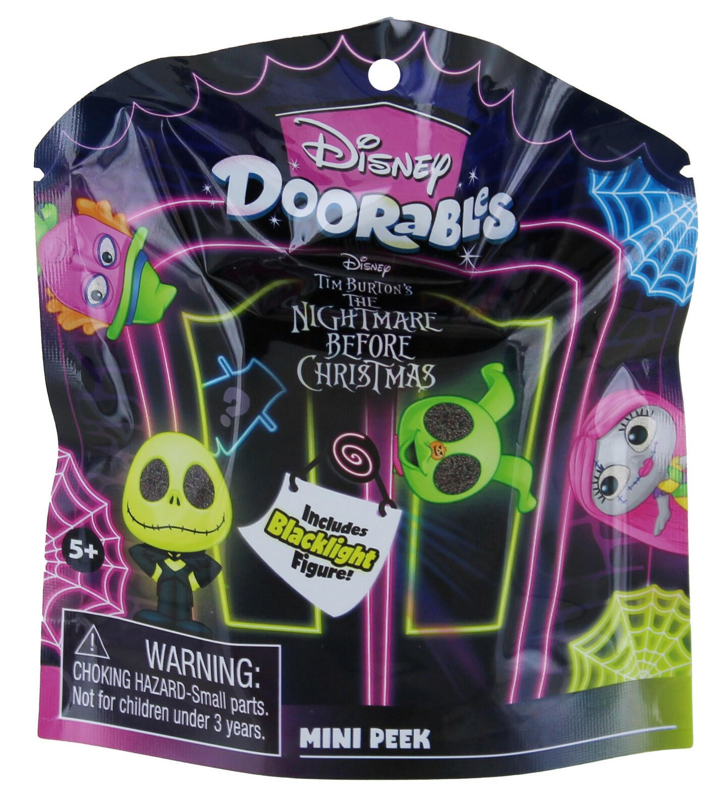 Disney Doorables: Mini Peek - Nightmare Before Christmas (Luce Nera ),Cieco