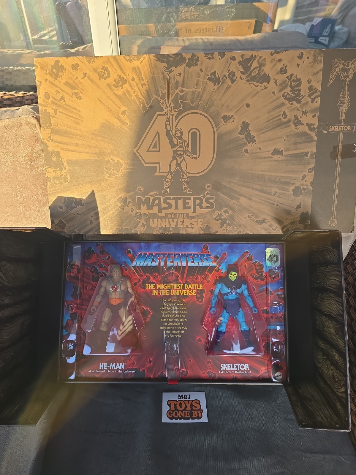 Masters of the Universe Masterverse 40th Anniversary He-Man vs Skeletor