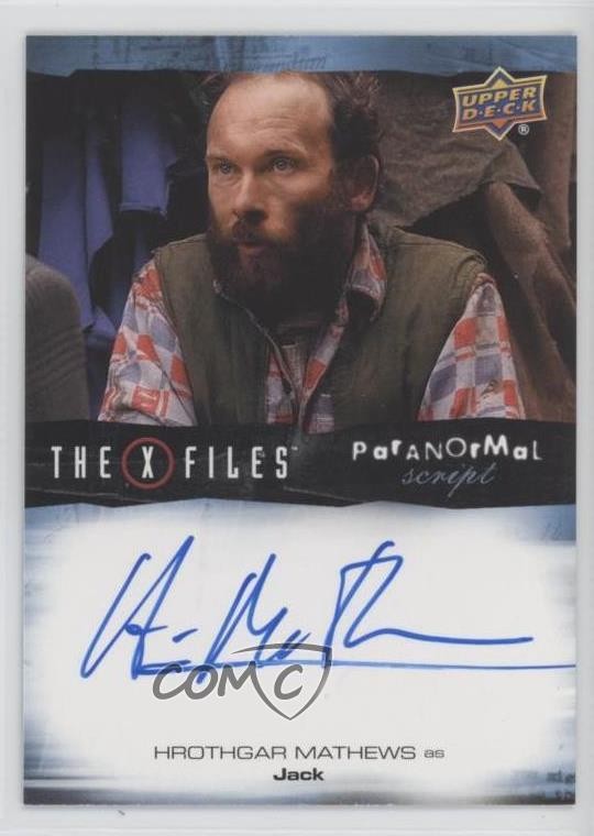 2023 The X-Files Monsters of Week Edition Hrothgar Mathews as Jack Auto 0b3