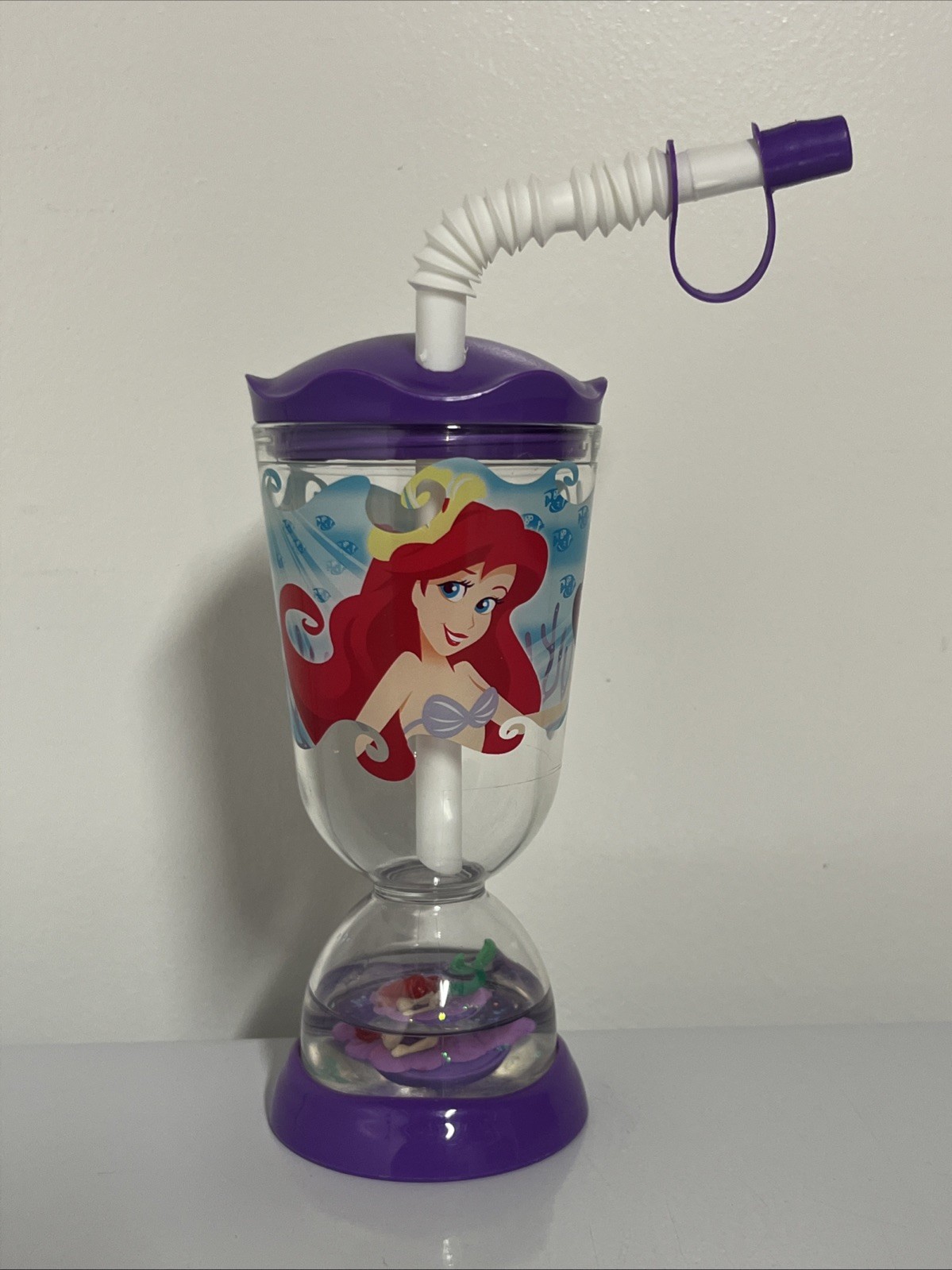 Disney Ariel Snow Globe Dome Tumbler Vintage Trudeau Disney Store