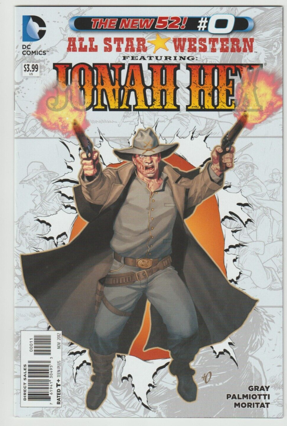 All Star Western Featuring Jonah Hex #0 DC Comics 2012