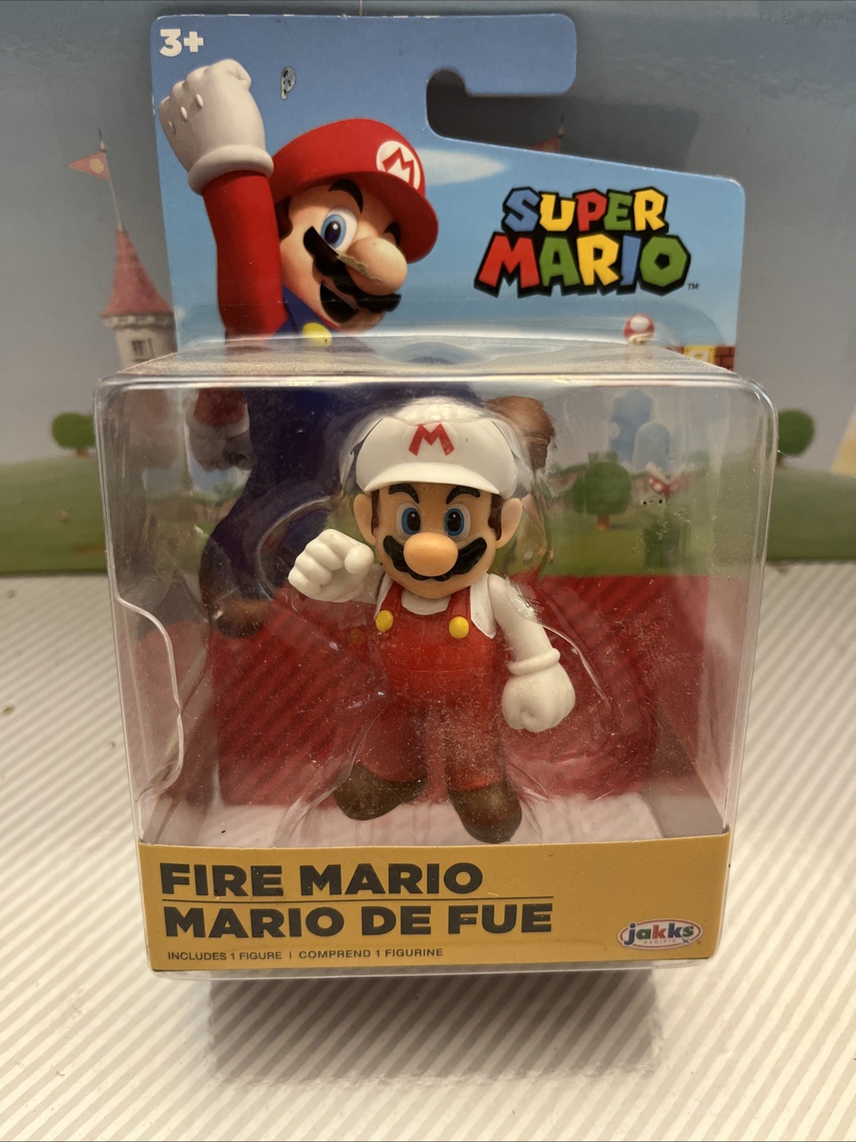 NUOVO SIGILLATO! Figurina Nintendo Super Mario Mini Fire Mario 2020! Giocattolo Raro