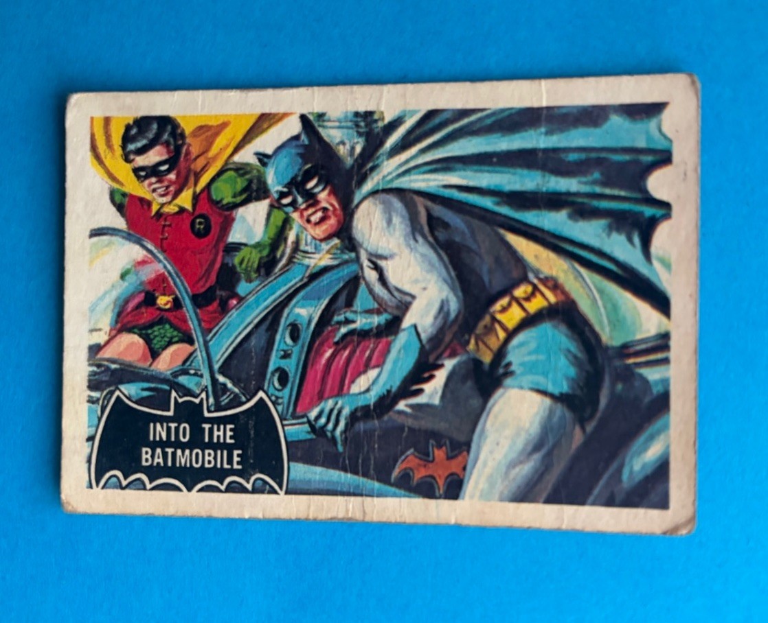1966 A&BC Batman #8 Into the Batmobile