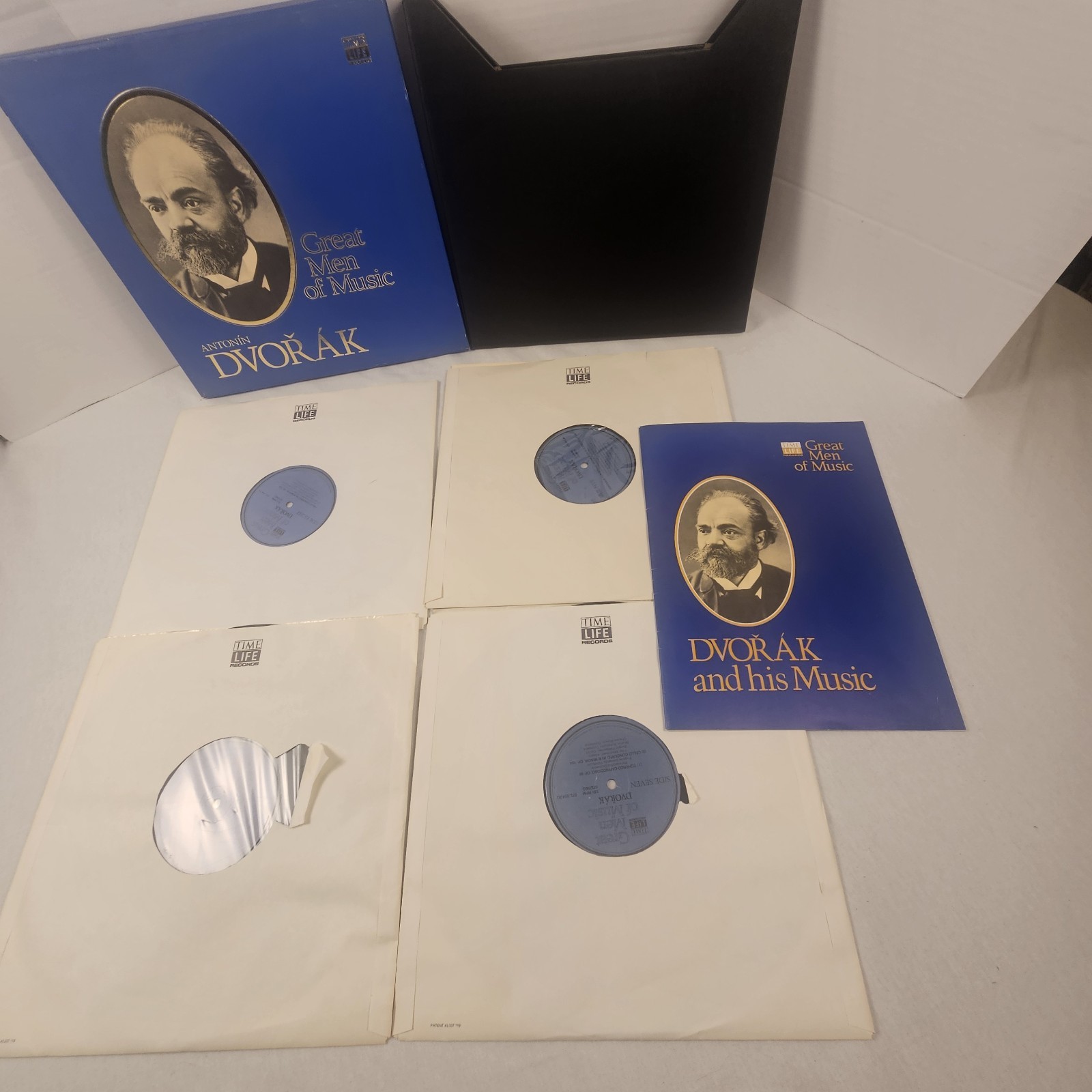 Time-Life Great Men of Music Antonin Dvorak 4 LP Vinyl Box Set Book STL-554
