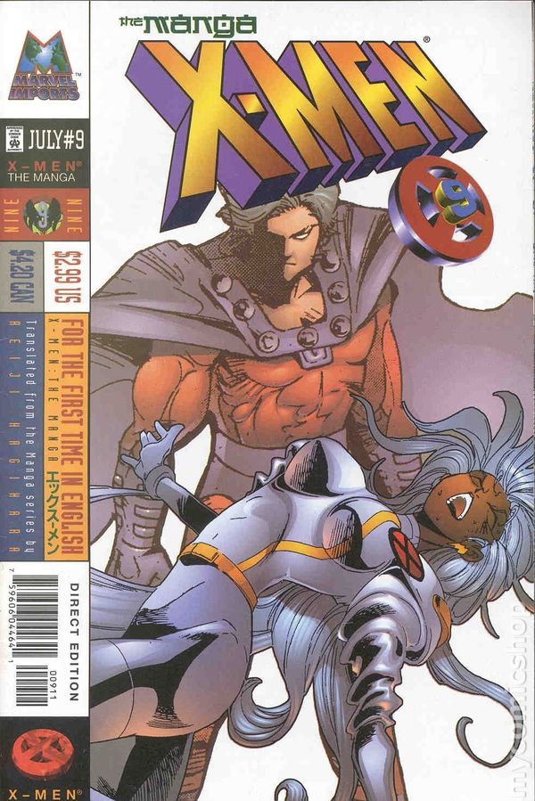 X-Men Il Manga #9 FN 1998 Immagine Stock